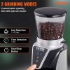 VEVOR Conical Burr Grinder, Electric Adjustable Burr Mill with 51 Precise Grind Setting, 9.7-Ounce 13 Cups Coffee Bean Grinder, Perfect for Drip