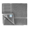 Luxury Bath Mat Floor Towel Set Absorbent Cotton Hotel Spa Shower Bathtub Mats [Not a Bathroom Rug] 22x34 inch 2 Pack | Gray and White