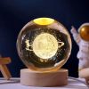 1pc Creative Crystal Ball Decoration; Desktop Night Light; Bedroom Night Light Valentine's Day Gifts Birthday Gifts