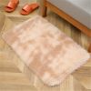 1pc, Tie-Dyed Plush Shag Furry Area Rug for Bedroom, Living Room, Nursery, and Kids Room - Ultra Soft and Fluffy, Washable, Non-Shedding