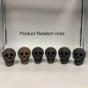 1/4/8/12pcs, Halloween Fire Pit Skull Ceramic Props, Reusable Fireproof Skull Fire Pit, Halloween Decor For Party, BBQ, Fire Pit ,Fireplace, Gas