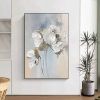 Handmade Oil Painting Fancy Wall Art Personalized Gifts Abstract White Floral Painting On canvas Large Flower Oil Painting Minimalist Modern Living Ro