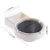 1pc Wall Mounted Ashtray; Stainless Steel Ashtray